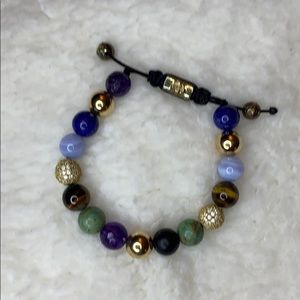 ✨ NIALAYA Original Woman bracelet blue green gold